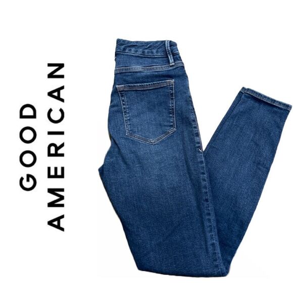 Good American High Rise Skinny Jeans in Blue004 - Size 6/28‎ - Picture 4 of 4